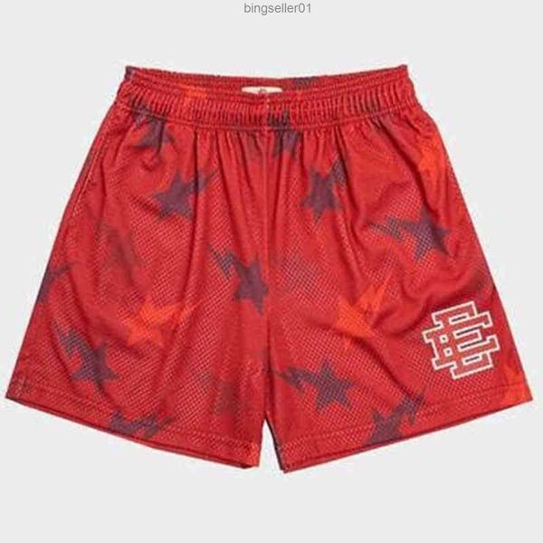 

men's shorts manufacture mens designer above knee sublimation custom eric emmanuel mesh ee emanuel 2n1pe, White;black