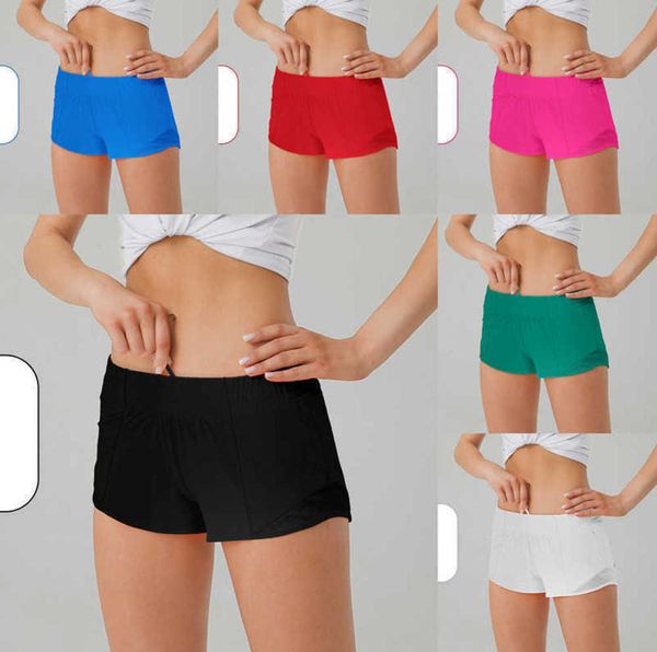 

lulus womens sport shorts casual fitness y pants for woman girl workout gym running sportswear with zipper pocket quick drying mesh new high, White;black