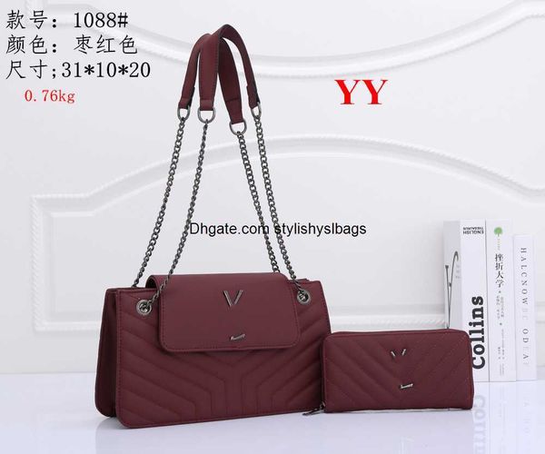 

totes women's designers luxury shoulder bag totes purse handbag message bags cluth brand classic crossbody pu #1088 31cm with wallet fr
