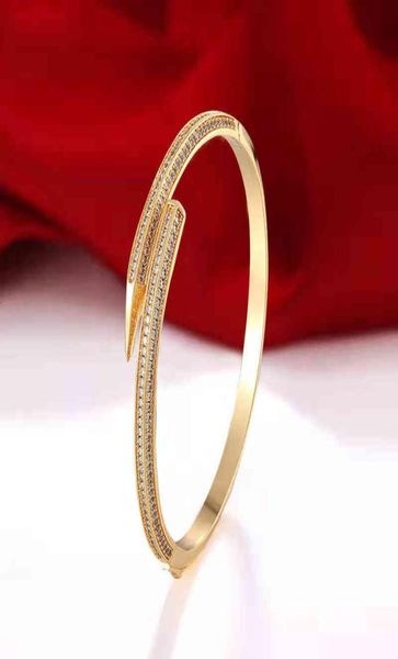 

other bracelets versatile classic kajia pencil nail fadeless ring set with zirconium inlaid9435976, Golden;silver