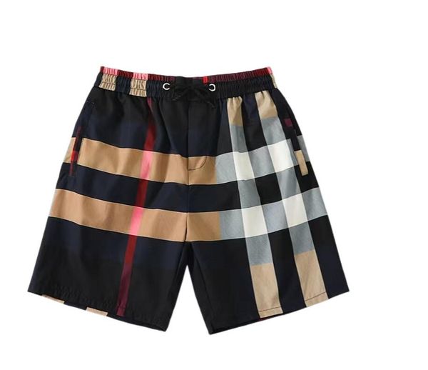 

mens shorts summer designers casual sports 2021 fashion quick drying men beach pants black and blue asian size #001, White;black