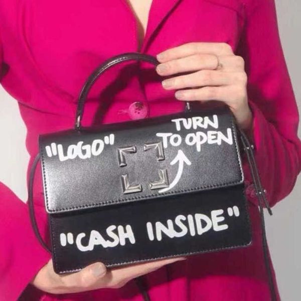 

luxury women's evening classic bags handbag offs brand designers graffiti bag fashion letter backpack one shoulder purse ladies handbag