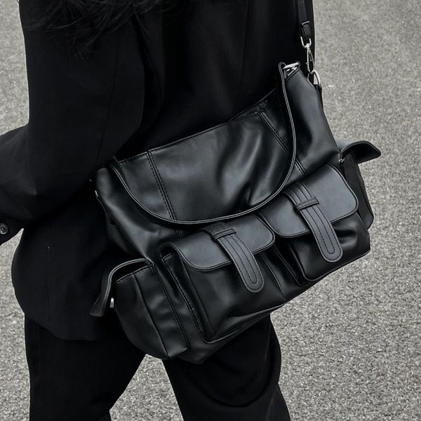 

evening bags xiuya tas kurir gotik trendyol moto biker tote kapasitas besar minimalis kulit pu bahu ketiak jalan 230517