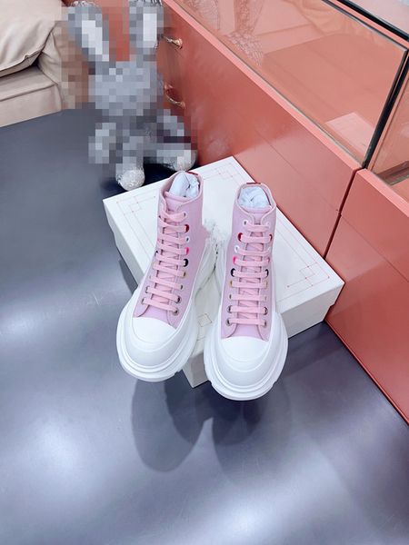 

2023 new luxury women sneakers boots shoes leather lace-up sneaker cowhide fashion lady trainers 0513, Black