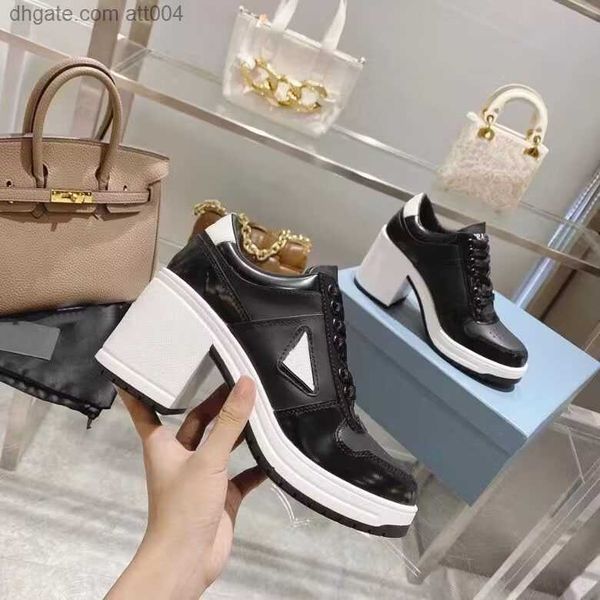 

unique women's dress designer dress shoes fashion casual leather stitched high heels 8.5cm luxury walking show party wedding shoe match, Black