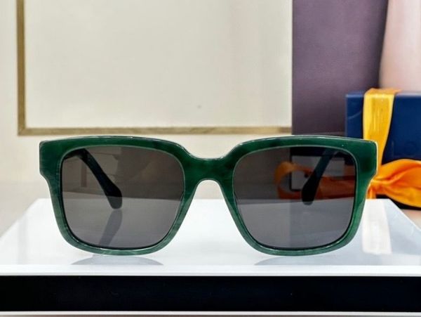 

green style designer sunglasses women mens sunglasses retro eyewear protective lenses eyeglasses rimless cwith original case