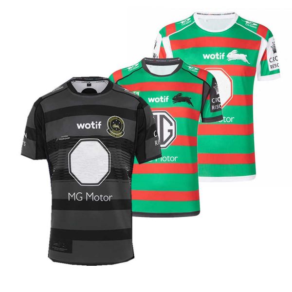 

tyoc new men's t-shirts fashion rugby 2023 rabbitohs anzac rugby jersey australia rabbitohs retro rugby fishing suit jerseys, White;black