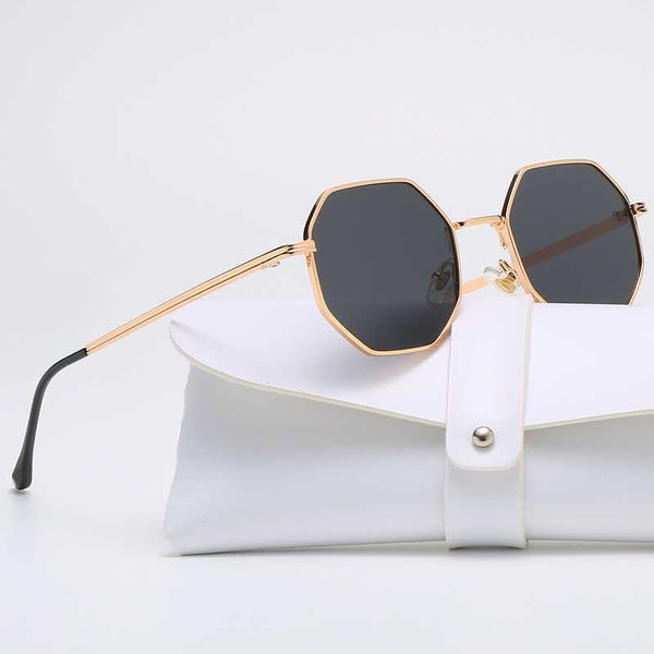 

sunglasses multiangle metal sunglasses women vintage fashionable sunglasses men luxury brand design sunglasses square mirror gafas de sol uv, White;black