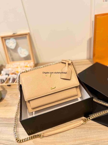 

totes designers shoulder bag luxury tote purse handbag message bags cluth brand classic genuine leather crossbody gift box kate gold chain c