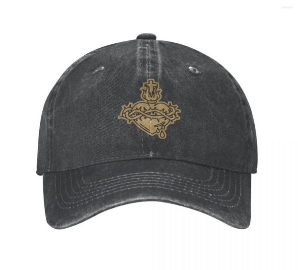 

berets sacred heart of jesus christ baseball cap cowboy hat peaked bebop hats men and women6949640, Blue;gray