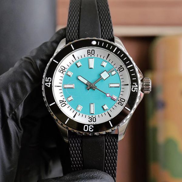 

mans watch automatic mechanical movement watch 44mm round bezel fashion business wristwatches montre de luxe watch for men, Slivery;brown