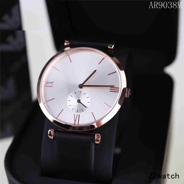

2023 mens quartz watch strap blue sapphire wristwatches super montre de luxe watches am33, Black;brown