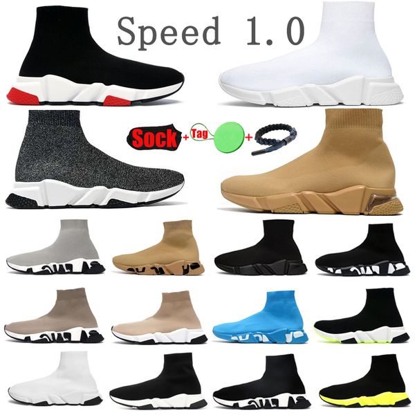 

sock shoes designer men casual shoes womens speed trainer socks boot speeds shoe runners runner sneakers knit women 1.0 walking triple black