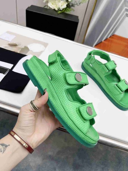 

designer beach shoes ccity women's flat sandals women's slides channel outdoor casual beach slippers x332