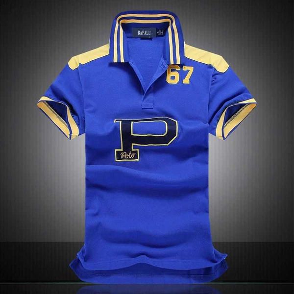 

men's polos embroidery shirt multi color short sleeve men diagonal stripe blue red white black