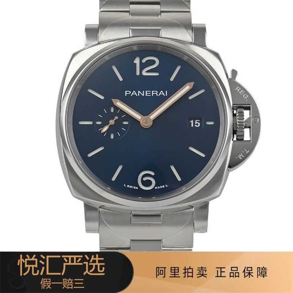

designer men panerai luminor mechanical watch lumino series men's men's mechanical, Slivery;golden
