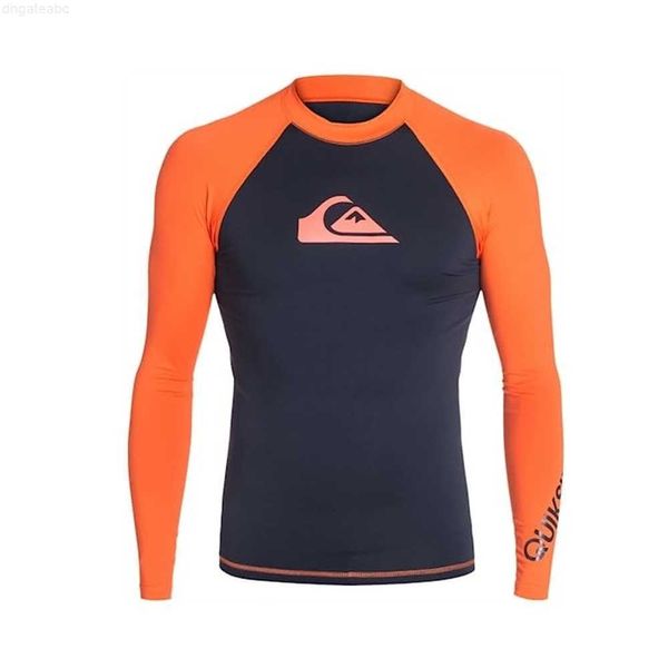 

men's swimwear swimming tshirt swimsuit men uv protection beach rash guard diving rashguard long sleeve surfing surf