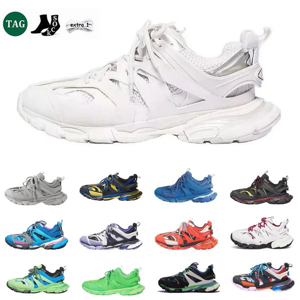 

designer brand men women casual shoes track 3.0 white black sneakers leather trainer nylon printed platform outdoor