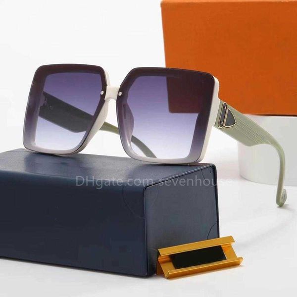 

2023 eyewear glasses luxury designer sun full frame protection eye type couple style452m, White;black