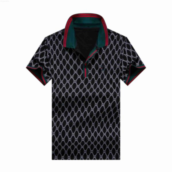 

men's polos men polo shirts luxury italy designer mens clothes short sleeve fashion casual summer t shirt many colors are available siz, White;black