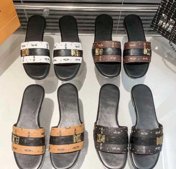 

fashion women slipper designer slippers genuine leather ladies 2023 summer beach striped causal flip flops flat slide sandals cotton fluffy, Black