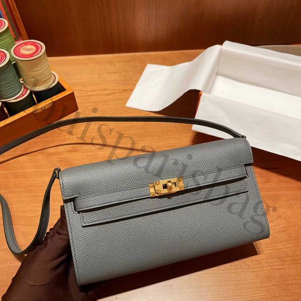 

designer bag classic hand grab bag fashion shoulder bag 19cm size using original epsom genuine leather exquisite 18k electroplating hardware