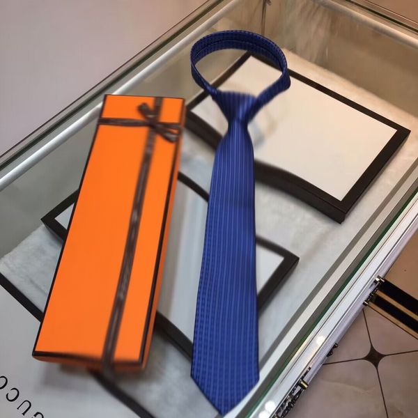 

100% silk tie classic ties brand men married casual narrow necktie gift box packaging, Blue;purple