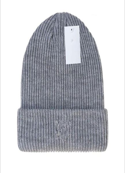 

2021 new france fashion beanies hats bonnet winter beanie knitted wool hat plus velvet cap skullies thicker mask fringe caps man w1032379, Blue;gray