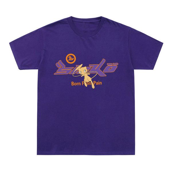 

men s t shirts kaus pria wanita musim panas mode katun 100 kaos oblong leher o pakaian jalanan atasan cetak huruf sicko 230517, White;black