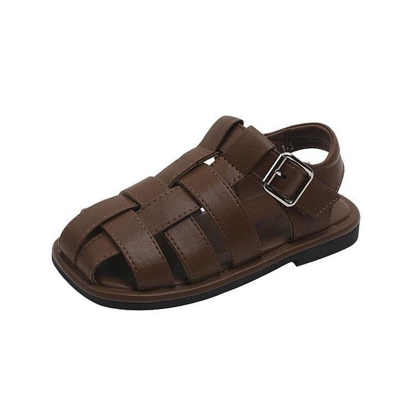 

sandals kids shoes children footwear summer boys girls casual f12490, Black;red