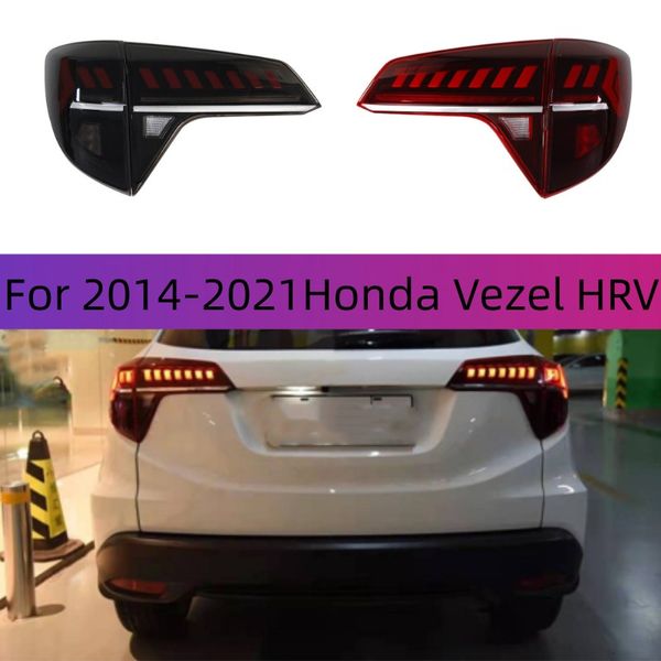 

car styling for 20 14-20 21 honda vezel hrv taillight assembly led running light turn signal brake rear park lamp accessories