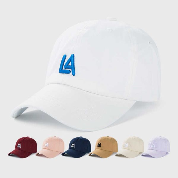 

ball caps ins popular men women baseball cap letter embroidery summer sun snapback solid cotton hip hop sports bone dad hat gorras ep0351 aa, Blue;gray