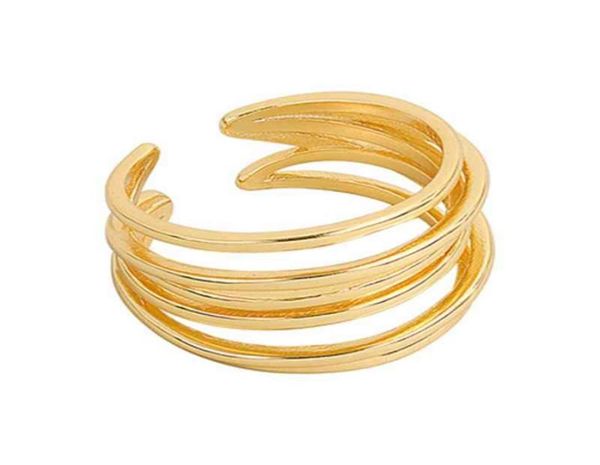 

new stainls steel multilayer irregular thin rng opening index finger ring for women customized titanium steel ring7942680
