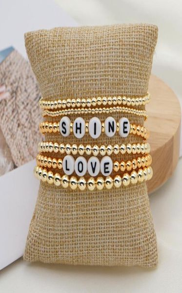 

go2boho bohemian gold color bead bracelets love letter bracelet femme jewelry hight quality fadeless beads pulseras for women bead2420930, Black