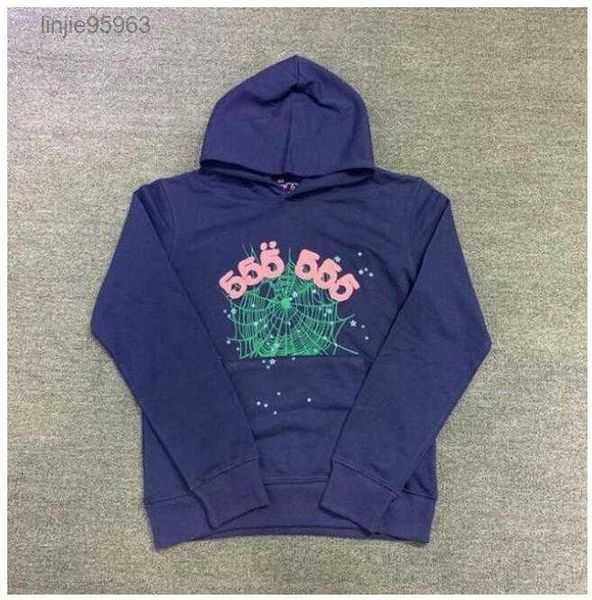 

men's hoodies sweatshirts 2023 young thug pink sp5der 555555 hoodie men women 1 foam print spider web graphic 555555 pullovers xal0 1i4, Black