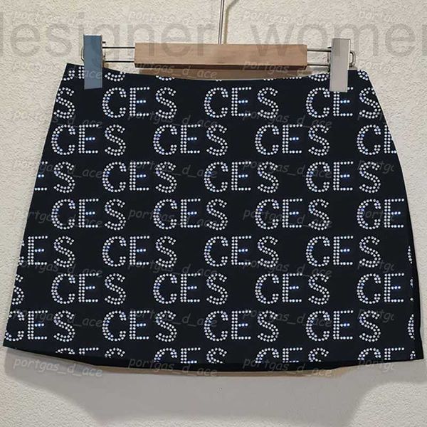 

plus size dresses designer rhinestone women dress black mini skirts trendy skirt with lining shorts nhrr