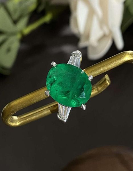 

hbp fashion luxury jewelry 2021 new emerald sterling silver ring9528743