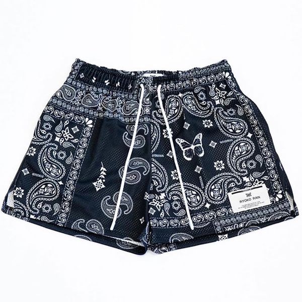 

men s shorts celana pendek pria musim panas baru hujan sukulo kasual pantai fashion dan wanita seperempat cepat kering olahraga jala 230517, White;black