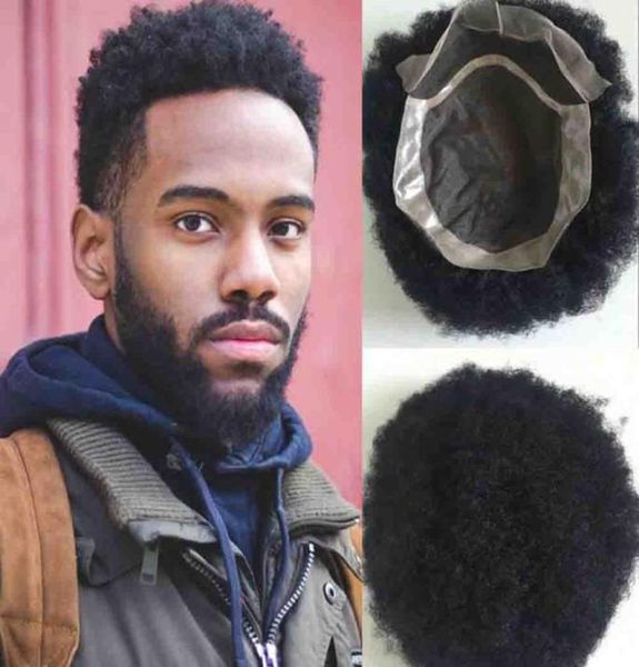 

human hair wen039s toupee 6quot1b remy indian hair afro curl hair african american men039s toupee mono base with pu aroun6146381, Black;brown
