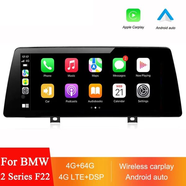

navigation android car radio multimedia player wireless carplay for bmw 2 series f22 touring gps monitor touch screen