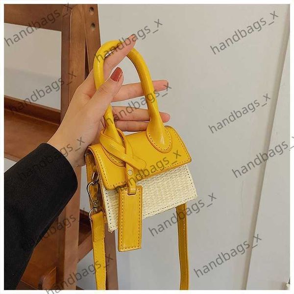 

designer bag ja bag small bag women's fashion korean version foreign style woven hand ins one shoulder diagonal straddle with logo