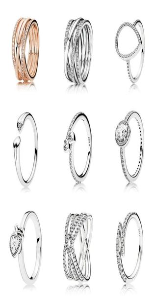 

new 100 925 sterling silver ring 180919cz 190919cz 196253cz 196572cz 191023cz 191017cz 196571 196401cz 196353cz gifts6102293