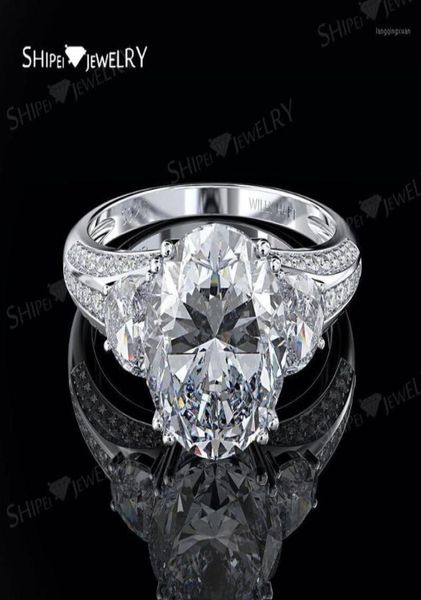 

cluster rings shipei fashion 925 sterling silver pink sapphire citrine greated moissanite gemstone wedding fine jewelry engagement6801361, Golden;silver