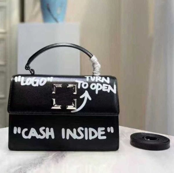 

classic luxury evening women's bags handbag offs brand designers graffiti bag fashion letter backpack one shoulder purse ladies handbag