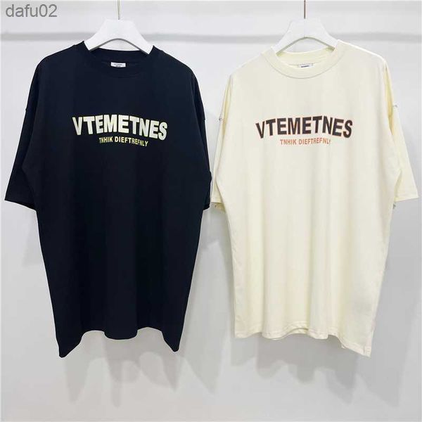 

men's t-shirts good quality 2022ss vetements think dieftrefnly t shirt men 1 1 women t-shirt front blank back vetements tee vtm mens cl, White;black