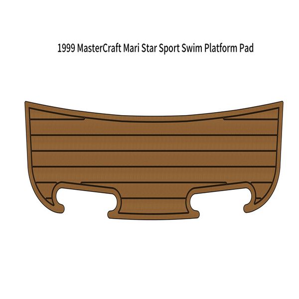 

1999 mastercraft mari star sport swim platform pad boat eva faux teak deck floor