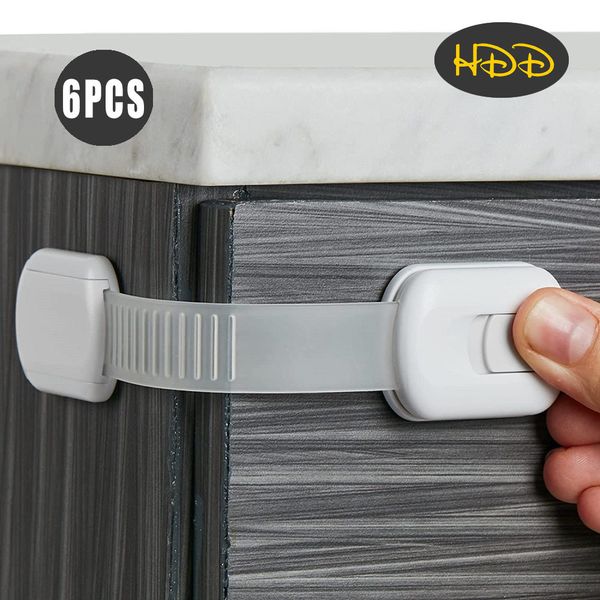 

baby locks latches kunci tali pengaman anak 6 pak bayi untuk lemari dan laci toilet kulkas 3 m bantalan perekat pemasangan mudah 230516