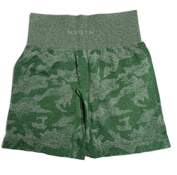 

women's shorts nvgtn camo seamless 23ess, White;black