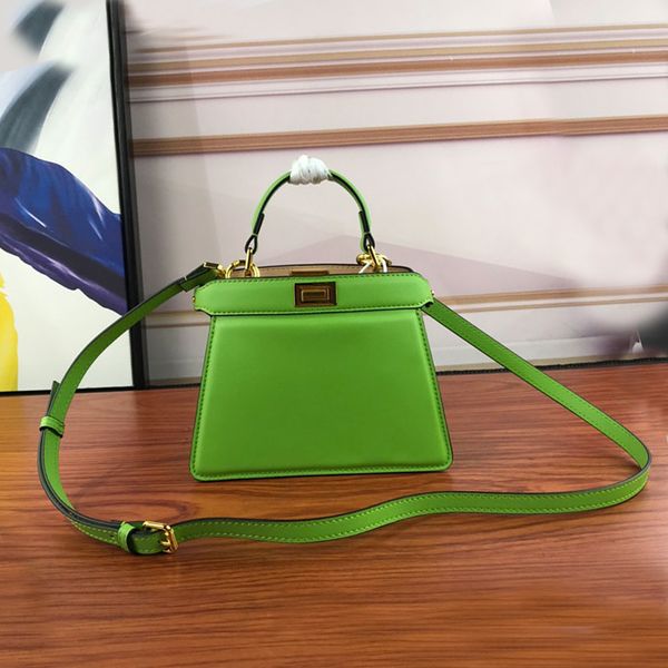 

7a mini women handbag tote bag genuine leather crossbody bags classic twist lock hand bag inner pocket metalware adjustable removable should
