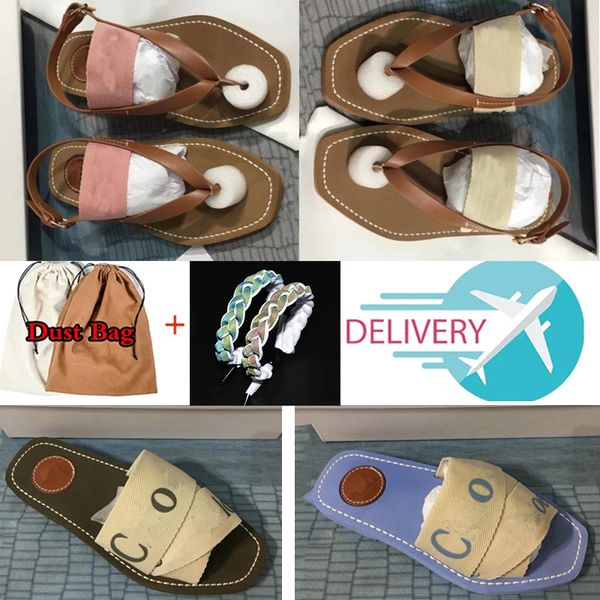 

flip-flops slipper designer for womens woody mules flats summer beach slides wood white black canvas square toe lace embroidery snake comfor